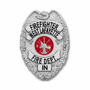 [WLFD-S143-FF] West Lafayette Fire Dept. Firefighter Shirt Badge