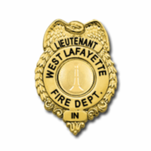 [WLFD-S296-LT] West Lafayette Fire Dept. Lieutenant Wallet Badge