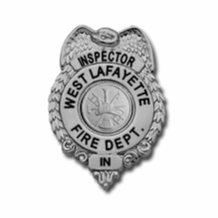 [WLFD-S296-INS] West Lafayette Fire Dept. Inspector Wallet Badge