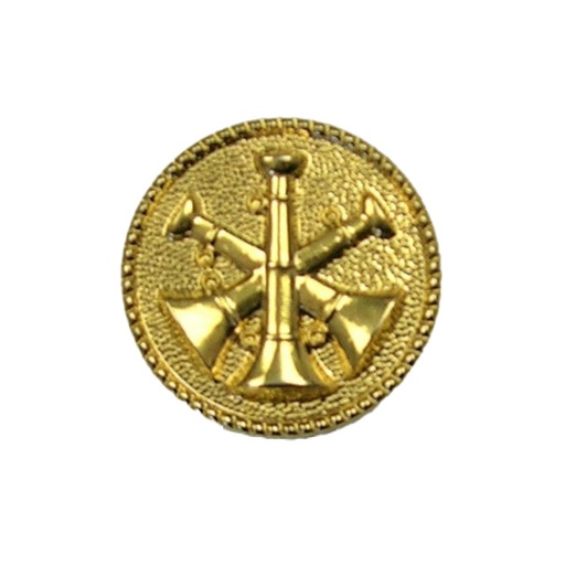 [ELC-M/2181D-G] Eiseman-Ludmar 3 Bugle Gold Collar Disc